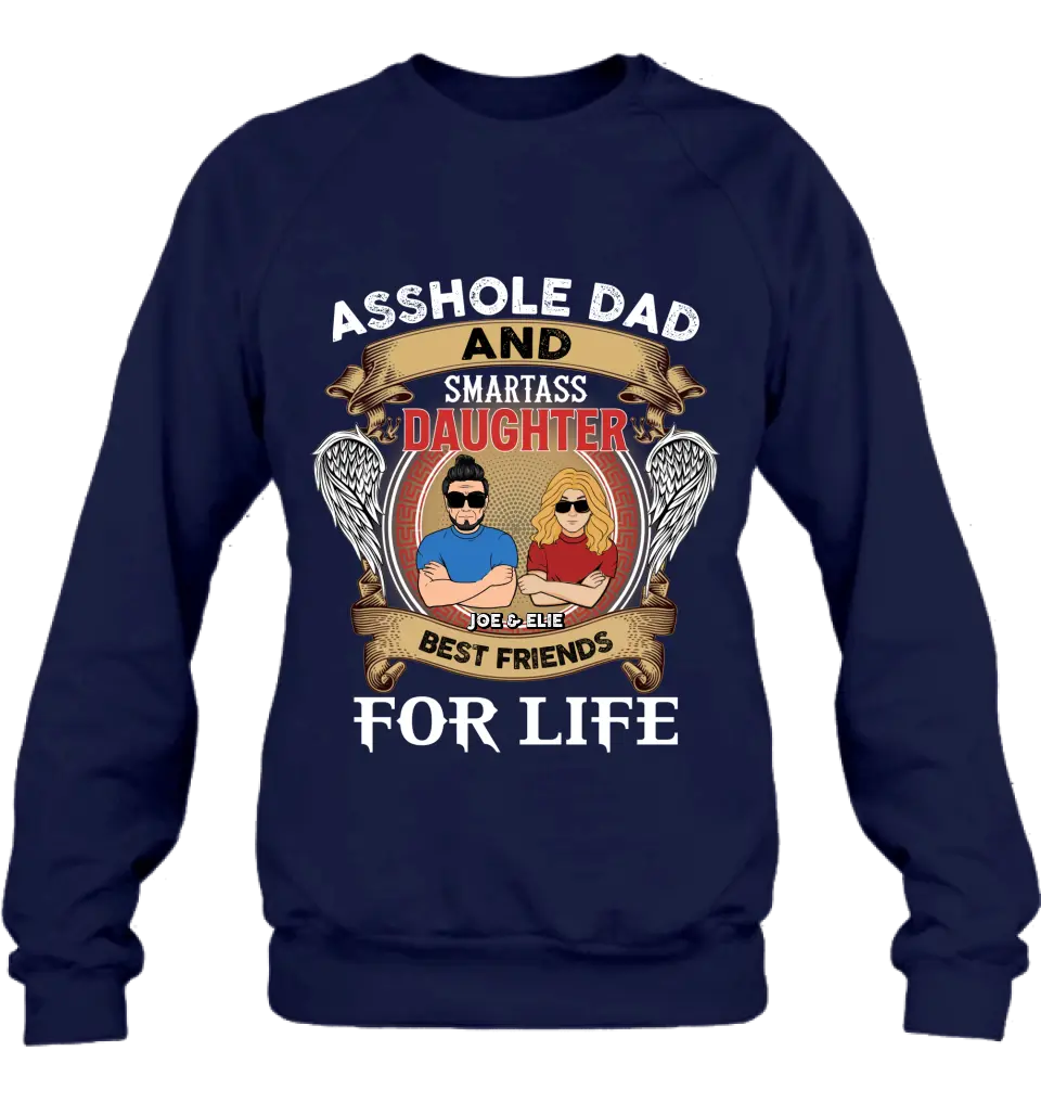 Personalized Father And Daughter/Son T-shirt/Long Sleeve/Sweatshirt/Hoodie - Gift Idea For Father's Day