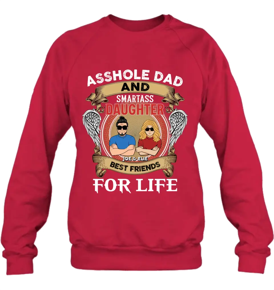Personalized Father And Daughter/Son T-shirt/Long Sleeve/Sweatshirt/Hoodie - Gift Idea For Father's Day