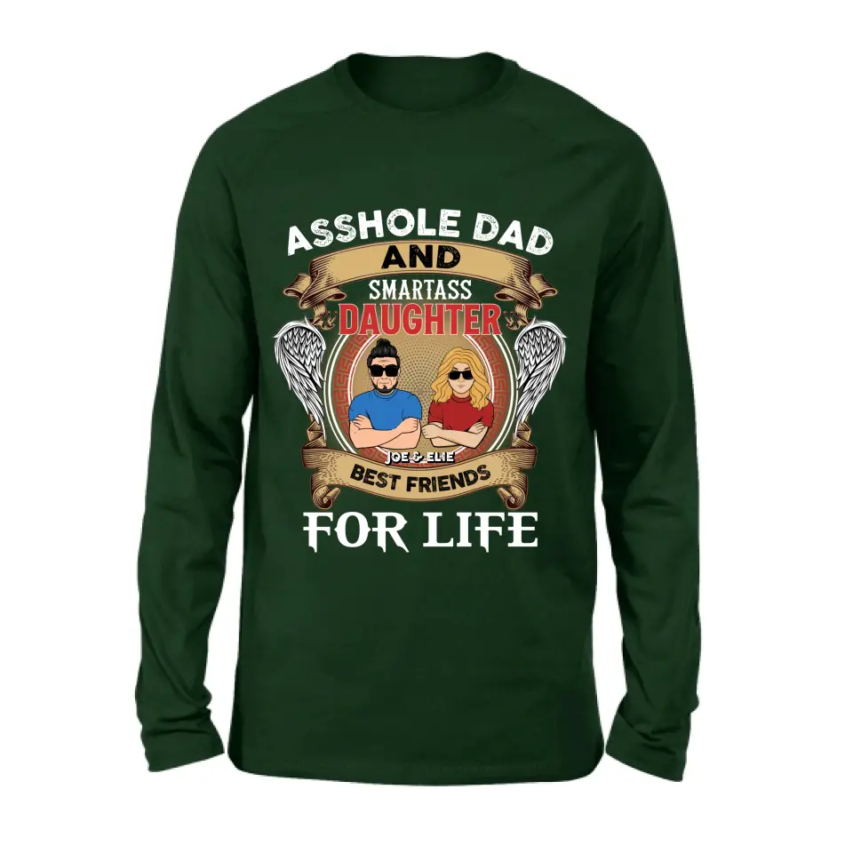 Personalized Father And Daughter/Son T-shirt/Long Sleeve/Sweatshirt/Hoodie - Gift Idea For Father's Day