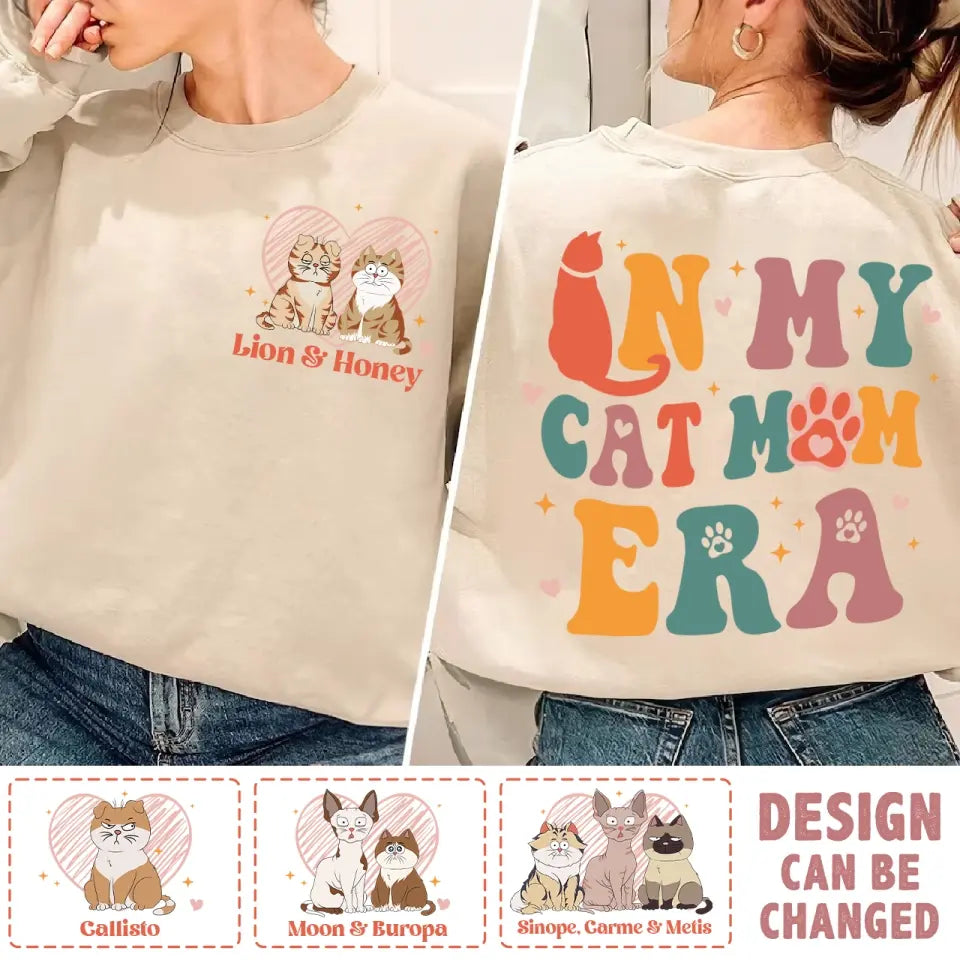 Personalized Dog Mom/Cat Mom AOP Sweater - Gift Idea For Dog/Cat Lover - In My Dog Mom Era