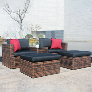 Brown + Metal + Wicker