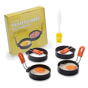 Color box set of 5 pieces (silicone handle)