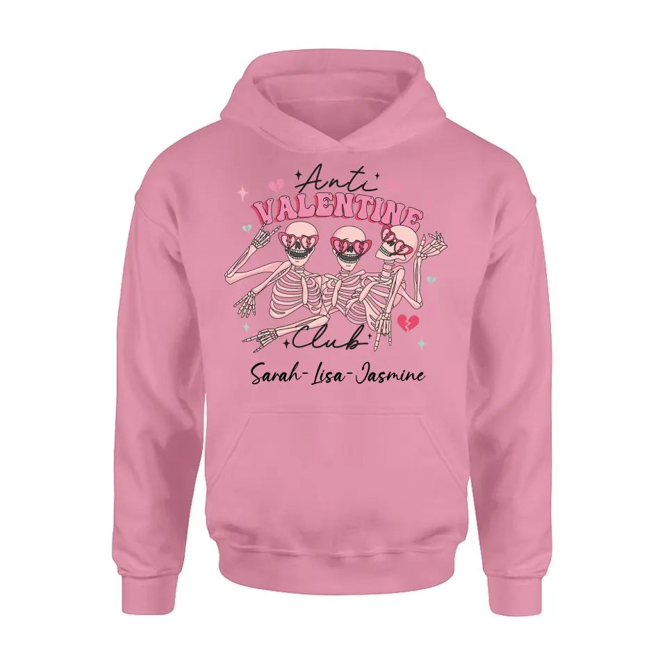 Personalized Funny Shirt/Hoodie - Valentine's Day Gift Idea - Anti Valentine Club