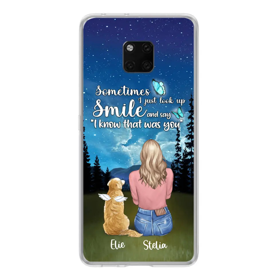Personalized Lost Pet Mom Phone Case - Girl With Up to 4 Pets - Phone Case For Xiaomi, Huawei and Oppo - PU2YLV
