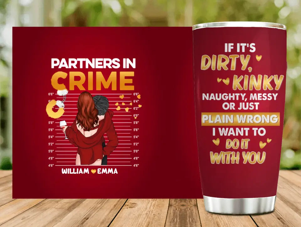 Personalized Couple Tumbler - Gift Idea For Him/Her/Couple - I Want To Do It With You