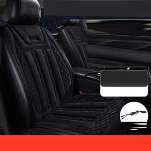 Black flannel single seat
