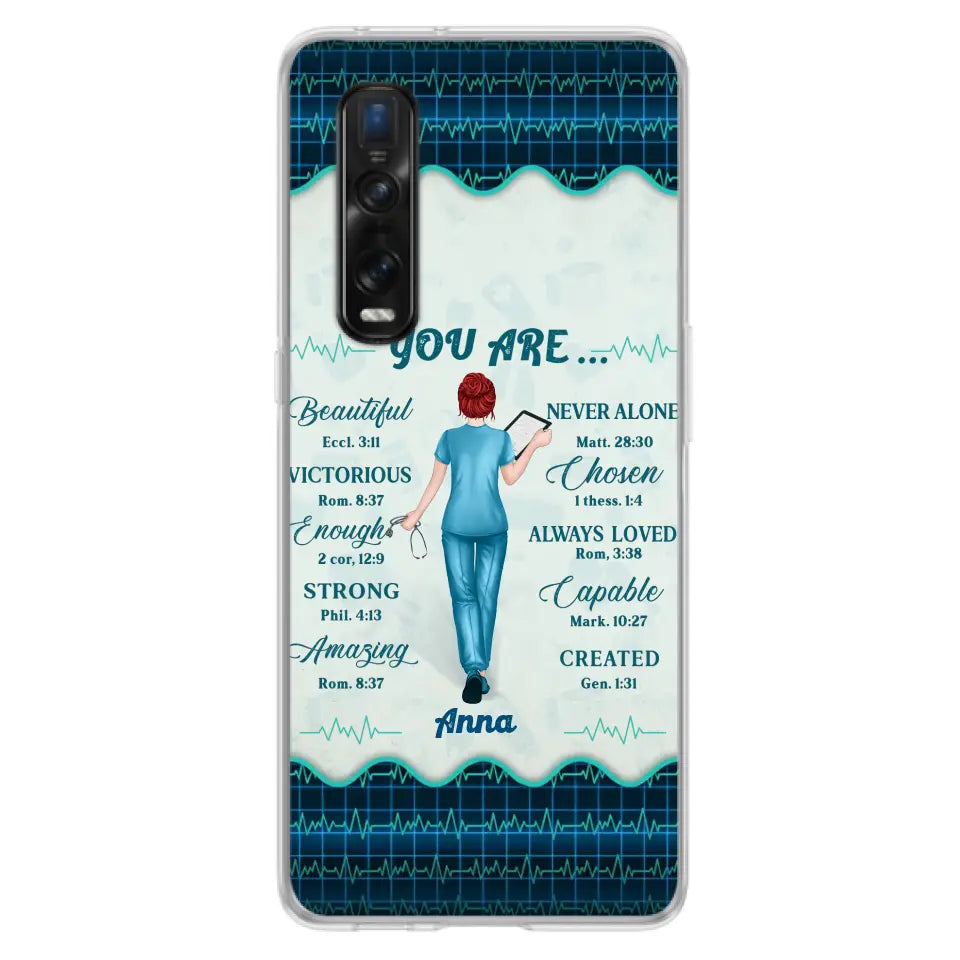 Personalized Nurse Phone Case - Gift Idea For Nurse/Birthday/Friend - You Are Beautiful - Cases For Oppo/Xiaomi/Huawei