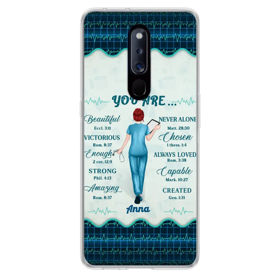 Personalized Nurse Phone Case - Gift Idea For Nurse/Birthday/Friend - You Are Beautiful - Cases For Oppo/Xiaomi/Huawei