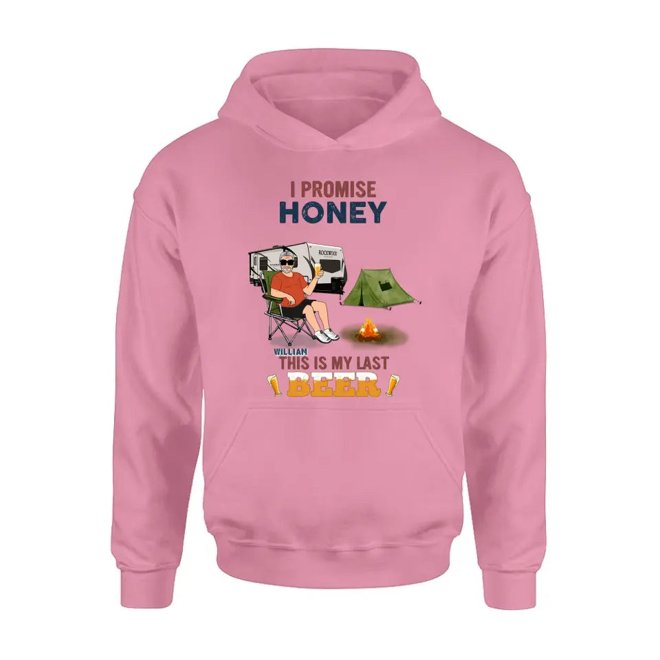 Personalized Camping Dad Drunk Shirt/Pullover Hoodie - Father's Day Gift Idea For Camping Lover - Camping Dad Just Like A Normal Dad Except Much Cooler