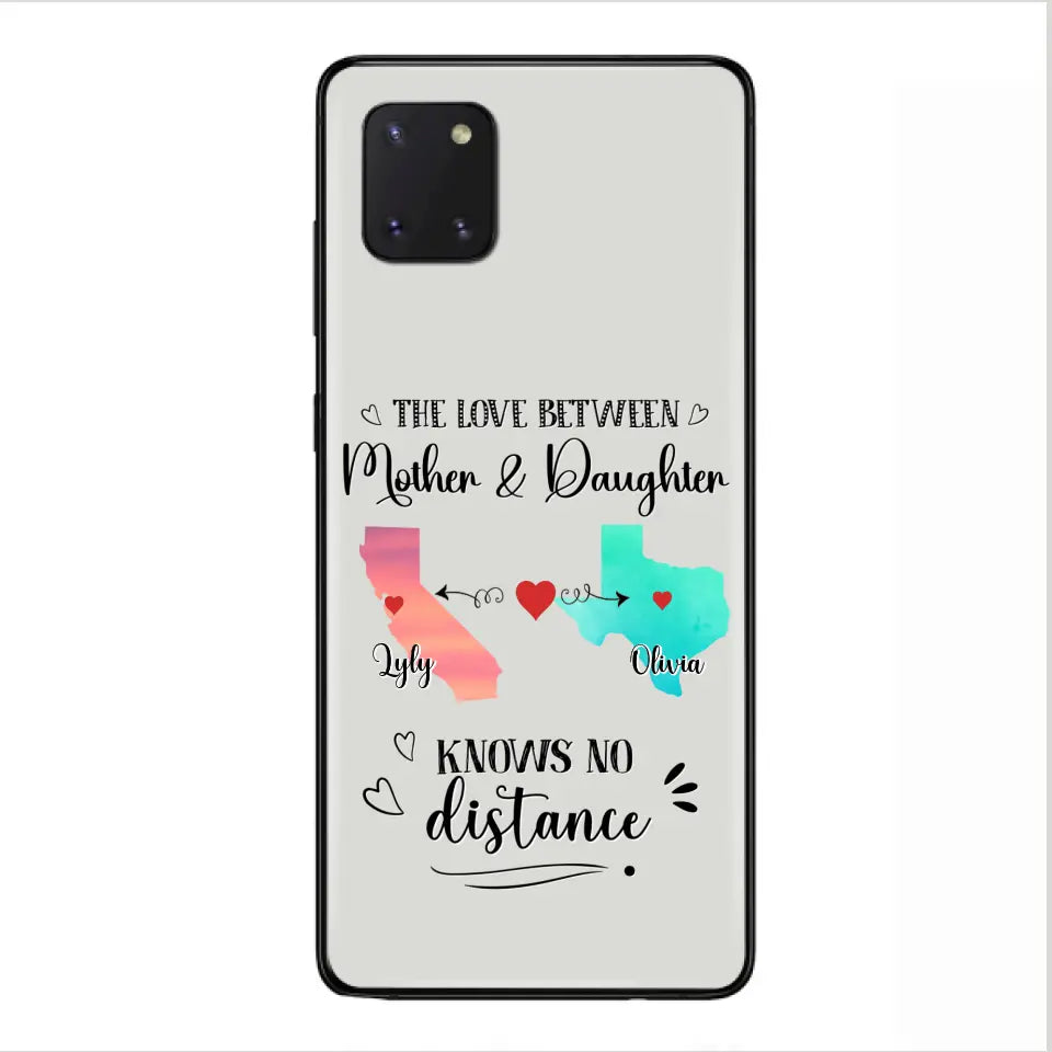 Custom Personalized Mother Daughter Long Distance Phone Case - Gift Idea For Mother And Daughter - Case For iPhone And Samsung