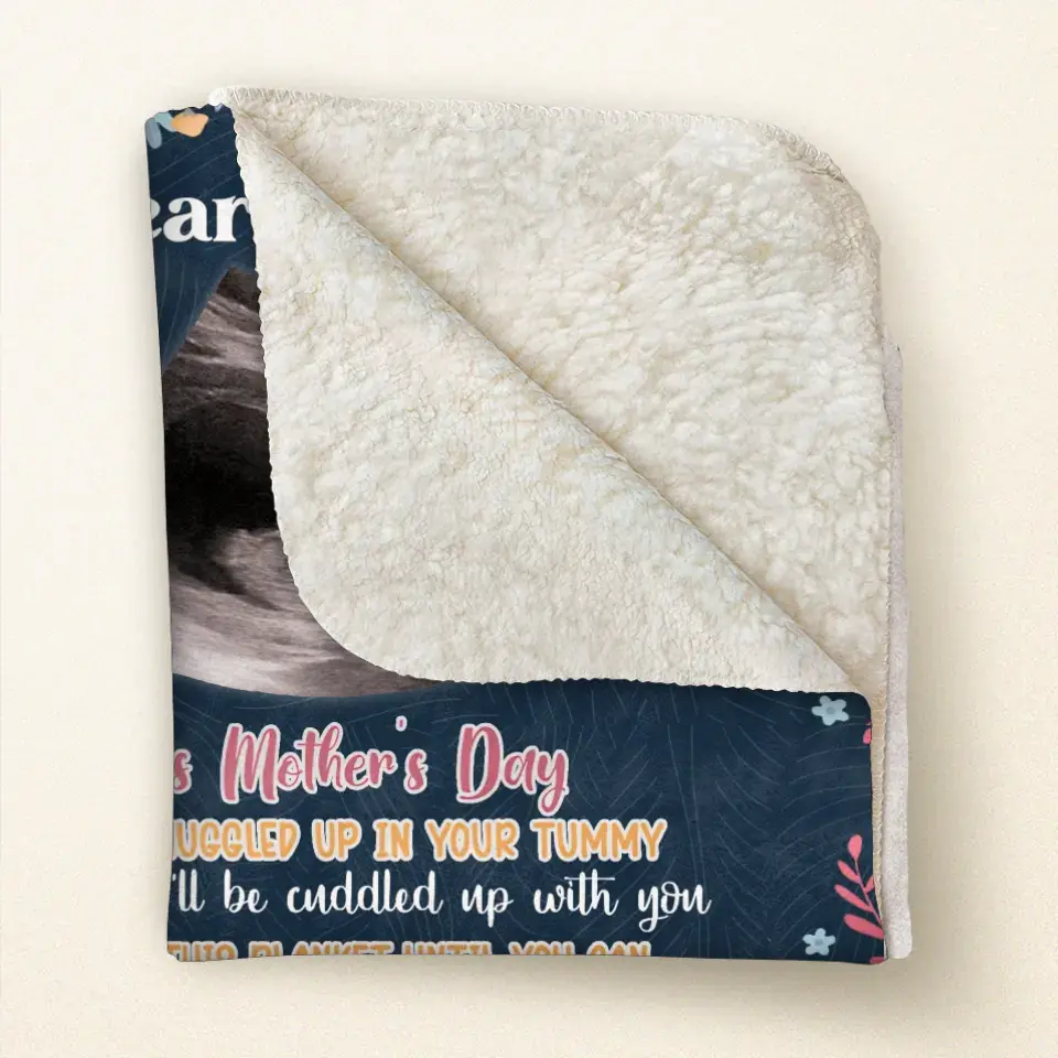 Personalized Dear Mommy Quilt/Fleece Throw Blanket - Gift Idea For Mother's Day - You're Doing A Great Job