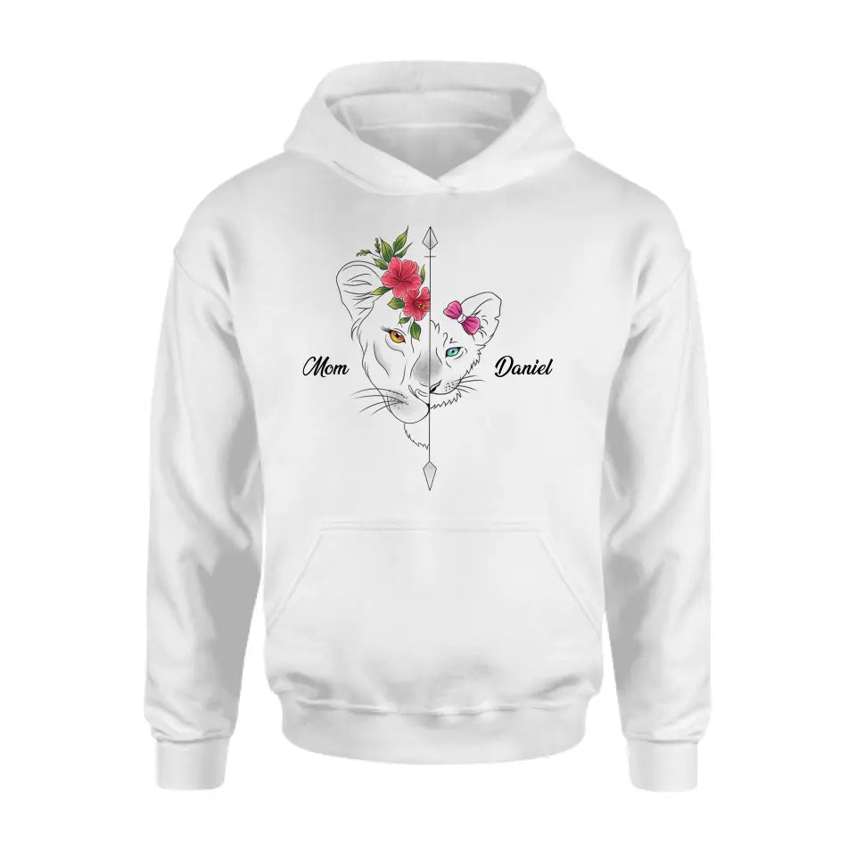 Personalized Lion Mom Shirt - Up to 5 Kids - Mother's Day Gift Idea for Mom/Grandma