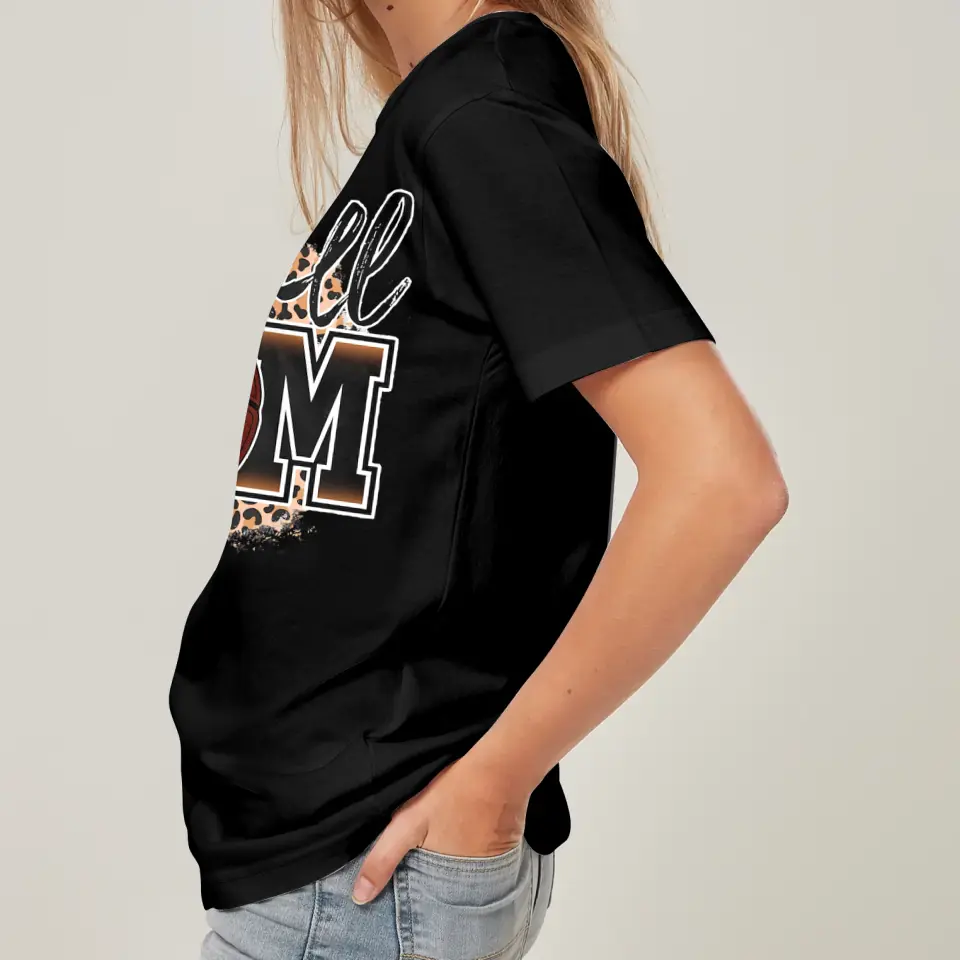 Personalized Basketball Mom AOP T-Shirt - Mother's Day Gift Idea for Mom/Grandma