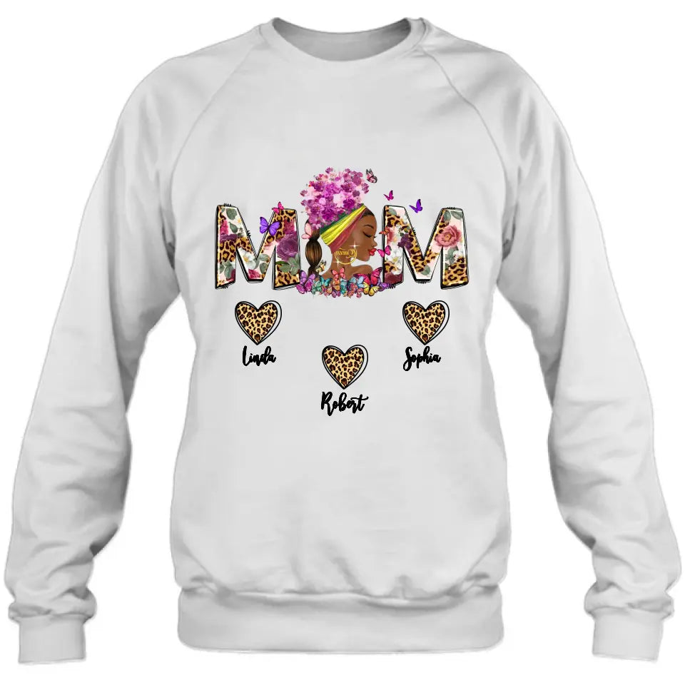 Personalized Mom Shirt/Hoodie - Gift Idea For Mom/Mother's Day - Up to 10 Kids