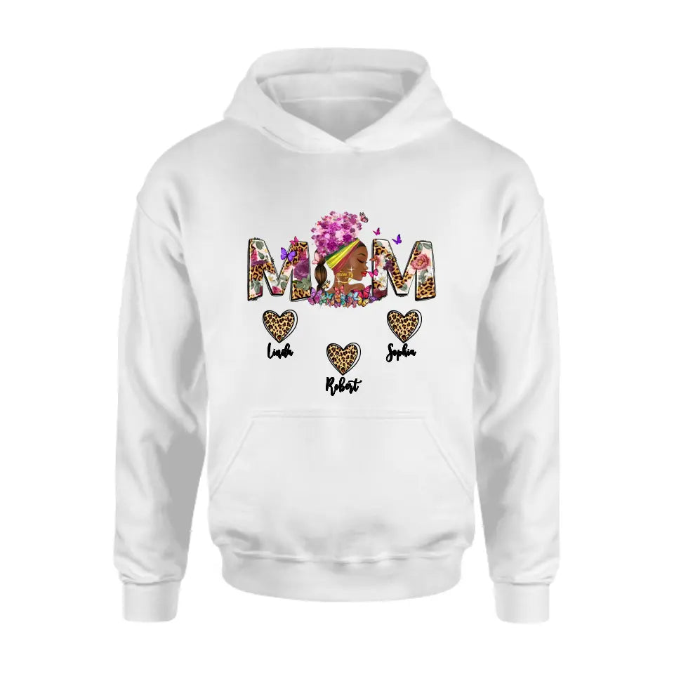 Personalized Mom Shirt/Hoodie - Gift Idea For Mom/Mother's Day - Up to 10 Kids