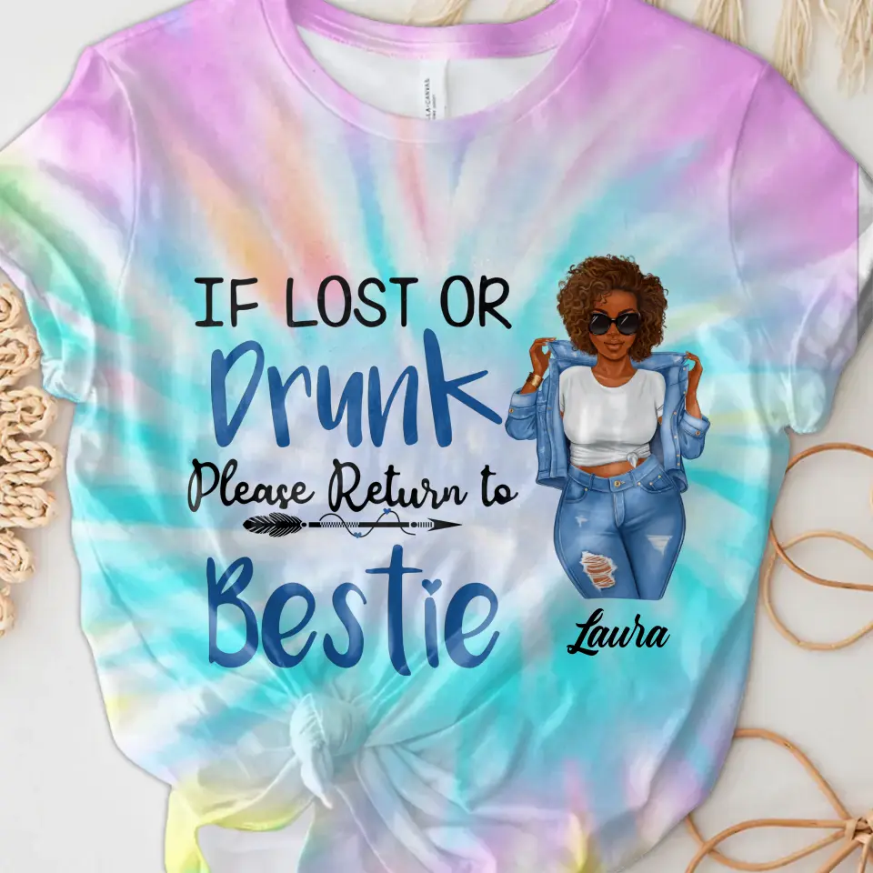 Personalized Bestie T-Shirt - Gift Idea For Friends/Besties/Sisters - I'm The Help