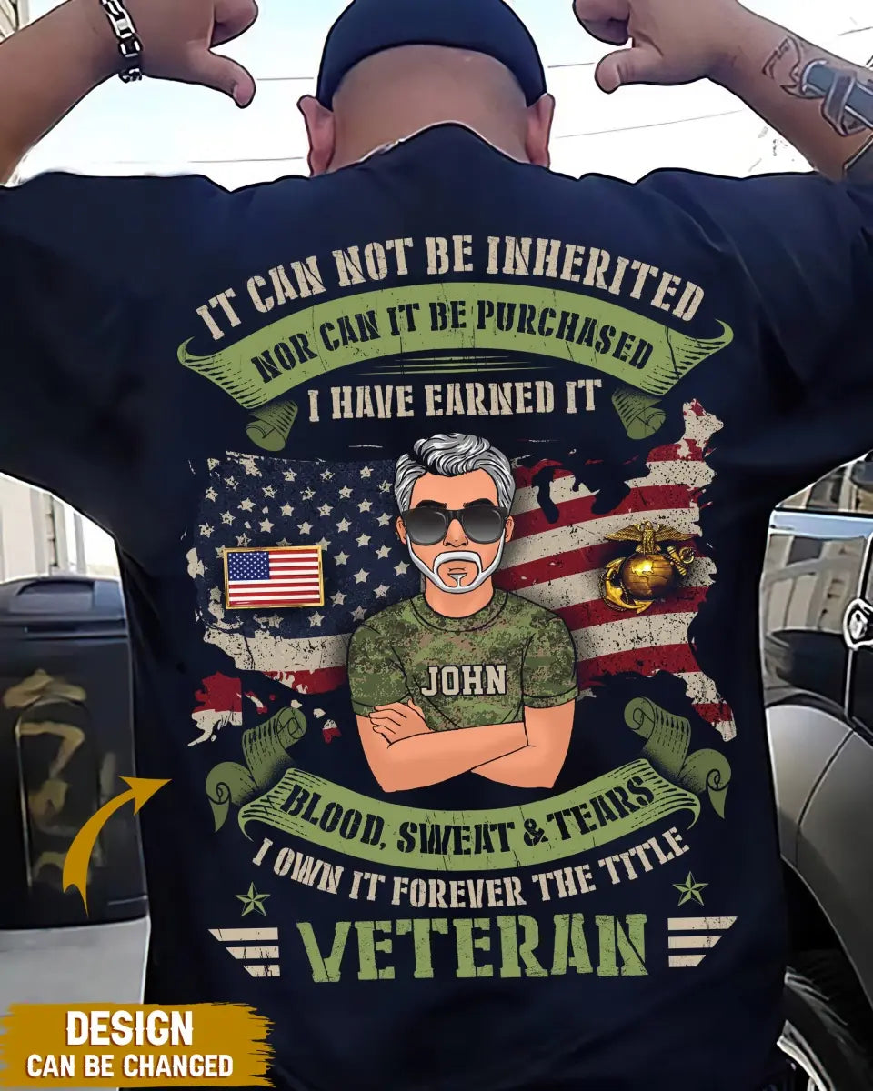 Personalized Veteran Shirt/Hoodie - Gift Idea For Veteran/Father/Family Member - I Own It Forever The Title Veteran