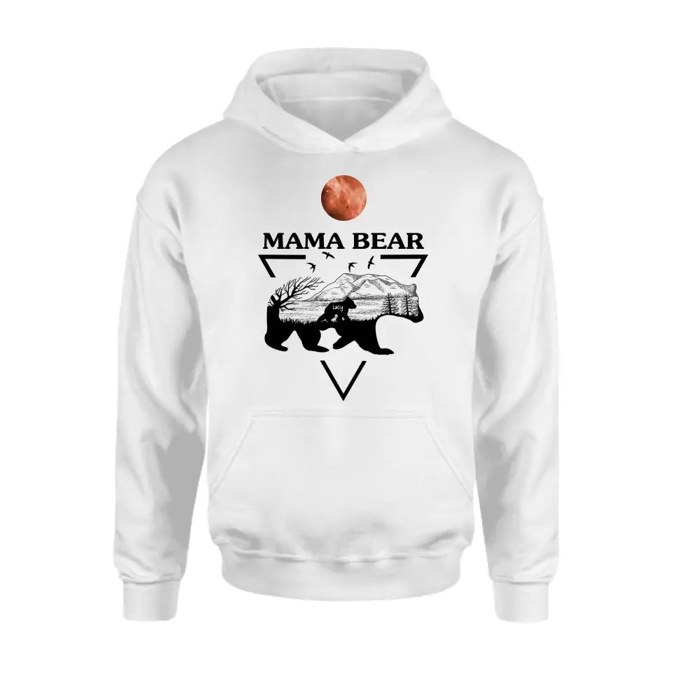 Personalized Mama Bear Shirt/Hoodie - Up to 5 Kids - Mother's Day Gift Idea