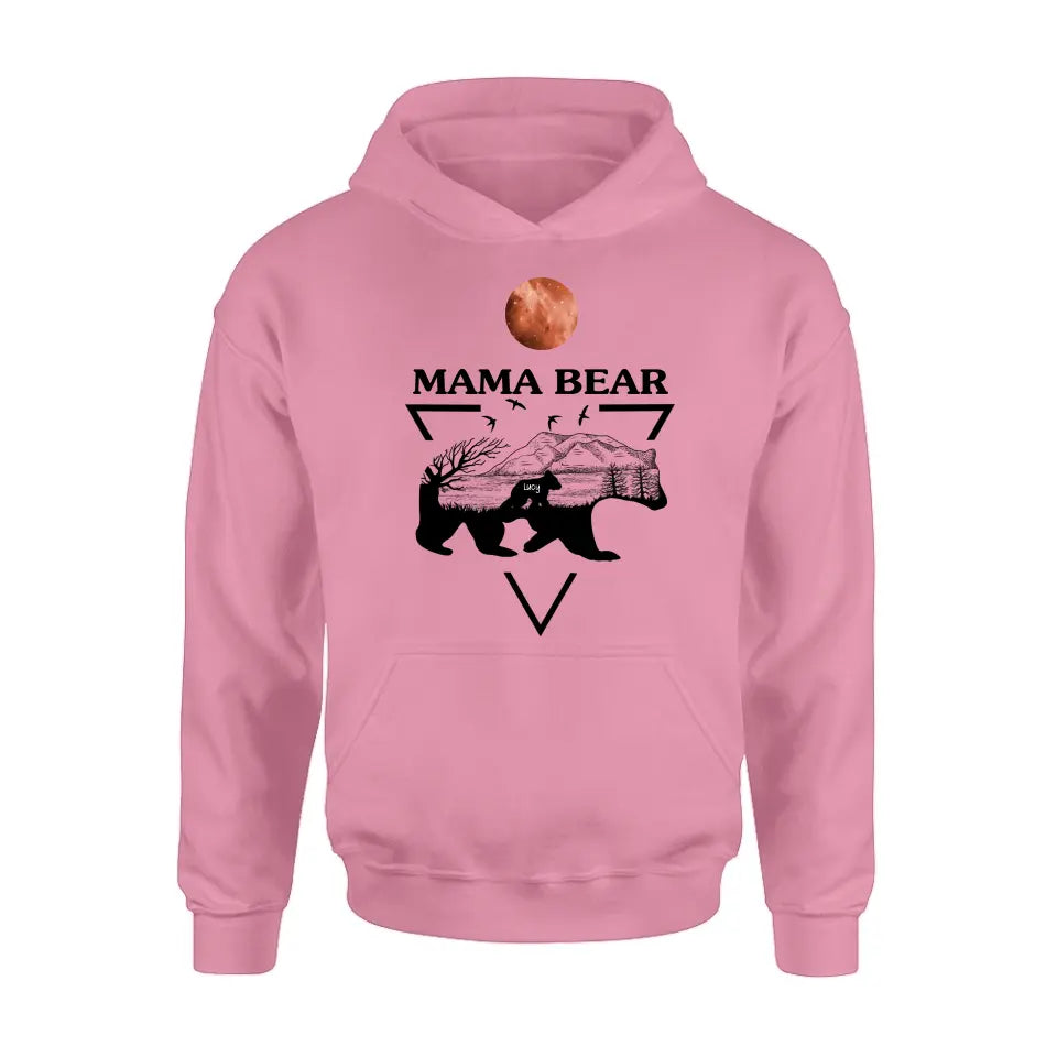 Personalized Mama Bear Shirt/Hoodie - Up to 5 Kids - Mother's Day Gift Idea