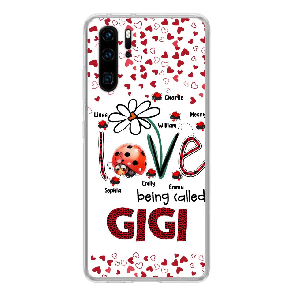 Personalized Grandma Phone Case - Gift Idea For Grandma - Up to 7 Kids - Love Being Called Gigi - Cases For Oppo/Xiaomi/Huawei