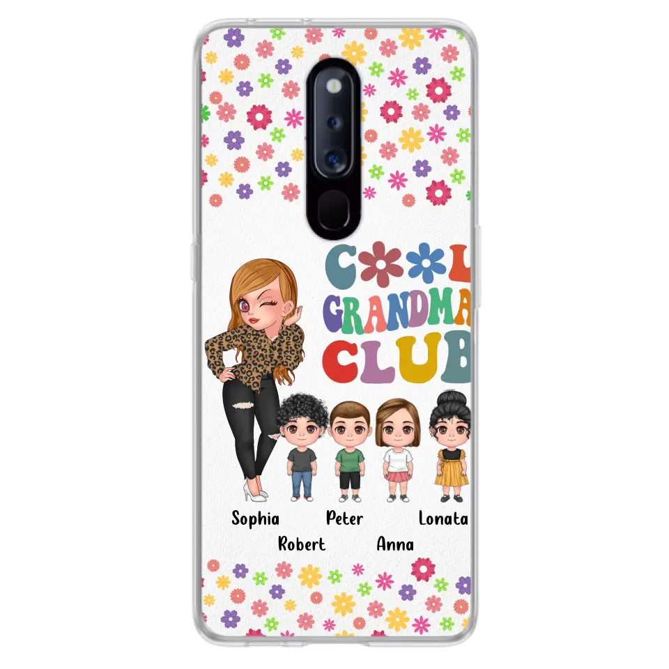Personalized Cool Grandma Phone Case - Gift Idea For Grandma - Up to 4 Kids - Cases For Oppo/Xiaomi/Huawei