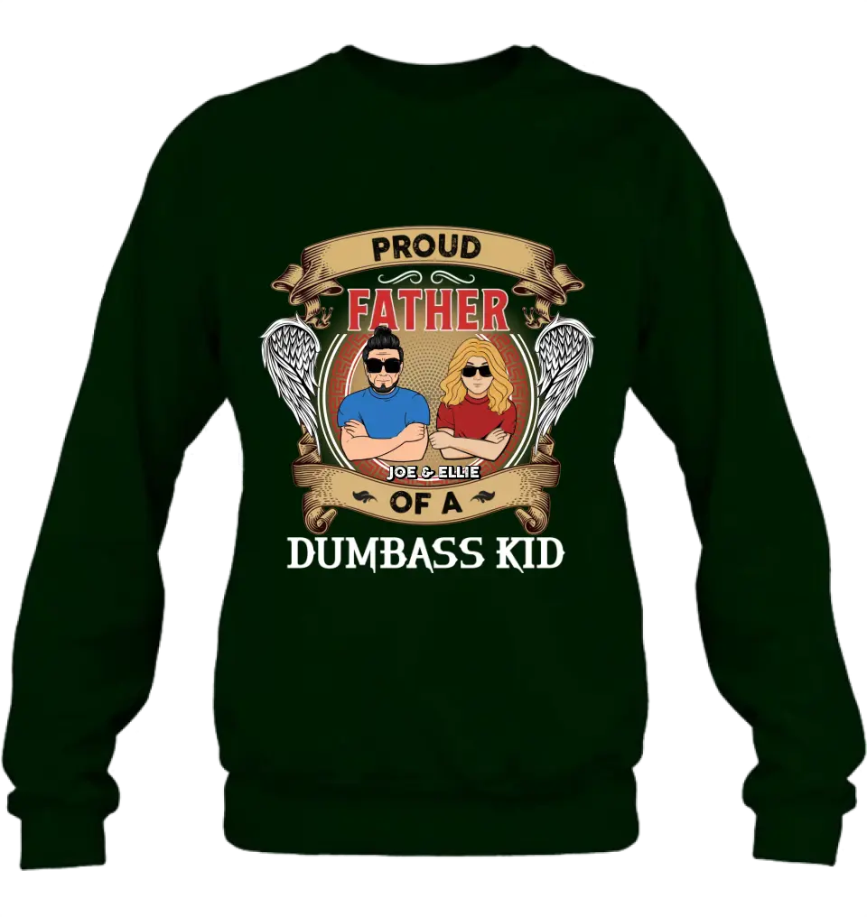 Personalized Dad/Mom And Daughter/Son Shirt/Hoodie - Gift Idea For Father's Day/Mother's Day From Daughter/Son