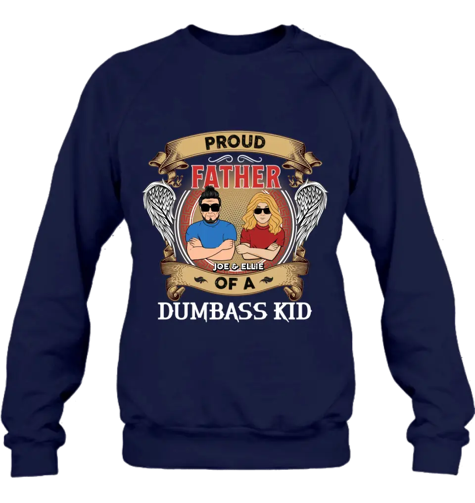 Personalized Dad/Mom And Daughter/Son Shirt/Hoodie - Gift Idea For Father's Day/Mother's Day From Daughter/Son