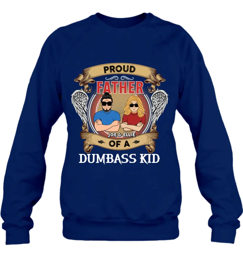 Personalized Dad/Mom And Daughter/Son Shirt/Hoodie - Gift Idea For Father's Day/Mother's Day From Daughter/Son
