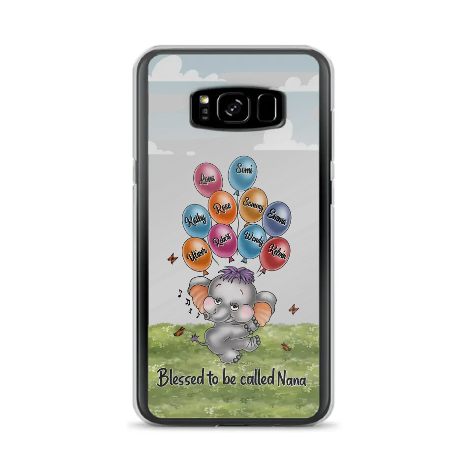 Personalized Grandma Phone Case - Up to 10 Kids - Gift Idea for Grandma/Mother's Day - Blessed To Be Called Nana