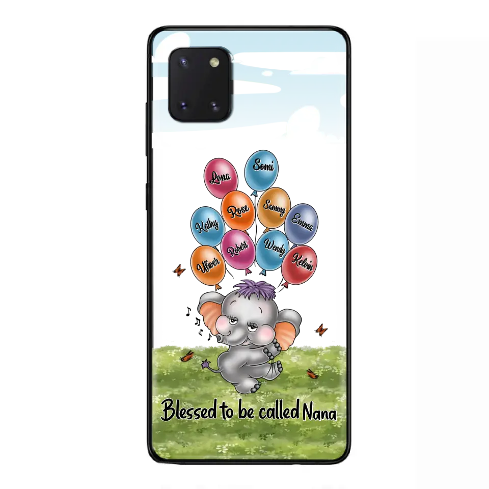 Personalized Grandma Phone Case - Up to 10 Kids - Gift Idea for Grandma/Mother's Day - Blessed To Be Called Nana