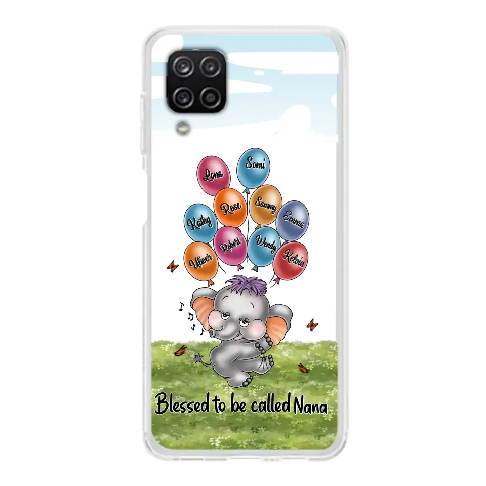 Personalized Grandma Phone Case - Up to 10 Kids - Gift Idea for Grandma/Mother's Day - Blessed To Be Called Nana