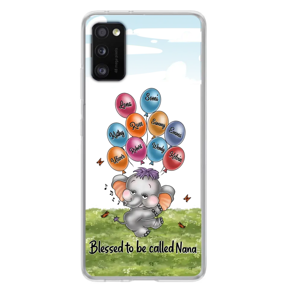 Personalized Grandma Phone Case - Up to 10 Kids - Gift Idea for Grandma/Mother's Day - Blessed To Be Called Nana