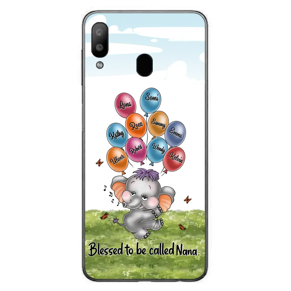 Personalized Grandma Phone Case - Up to 10 Kids - Gift Idea for Grandma/Mother's Day - Blessed To Be Called Nana