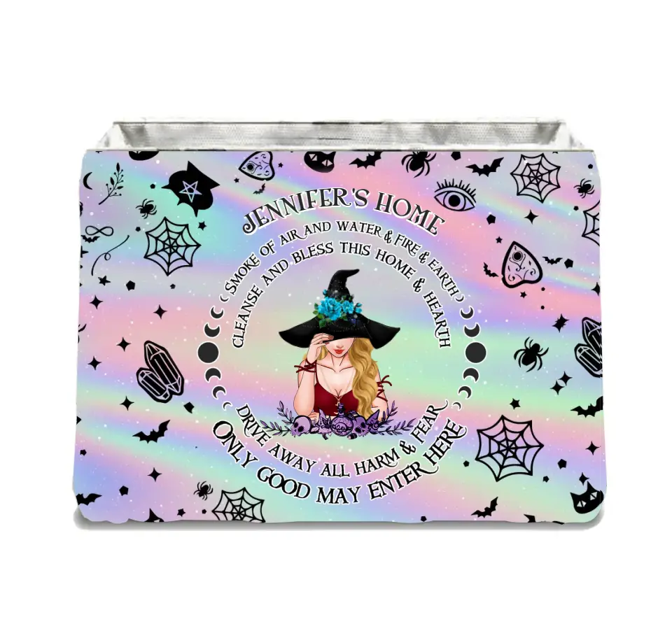 Personalized Witch Storage Box - Mother's Day Gift Idea - Smoke Of Air And Water & Fire & Earth Cleanse