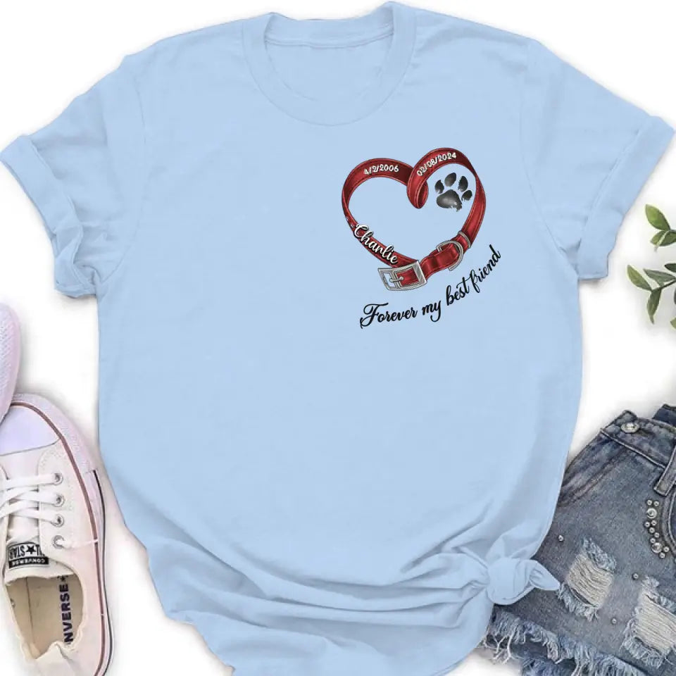 Personalized Memorial Pet Shirt/Hoodie - Memorial Gift Idea for Pet Owners - Forever My Best Friend