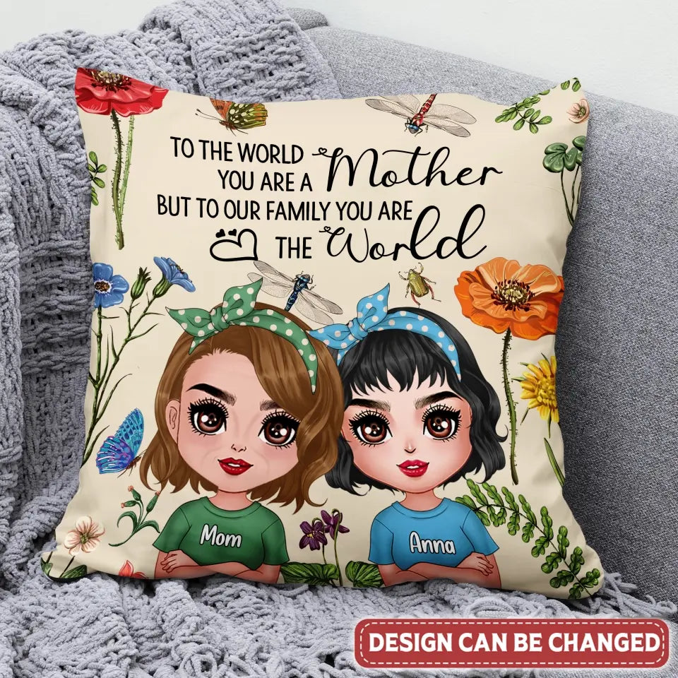Personalized Mother And Daughter Quilt/Fleece Throw Blanket/Pillow Cover - Mother's Day Gift Idea - Mother And Daughter From The Start, Best Friends Forever From The Heart