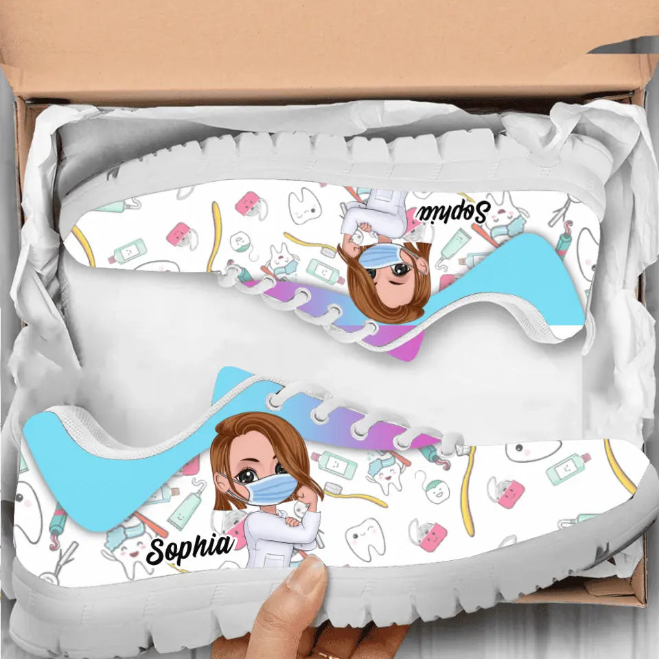 Personalized Dental Shoes - Gift Idea For Dentist/Birthday