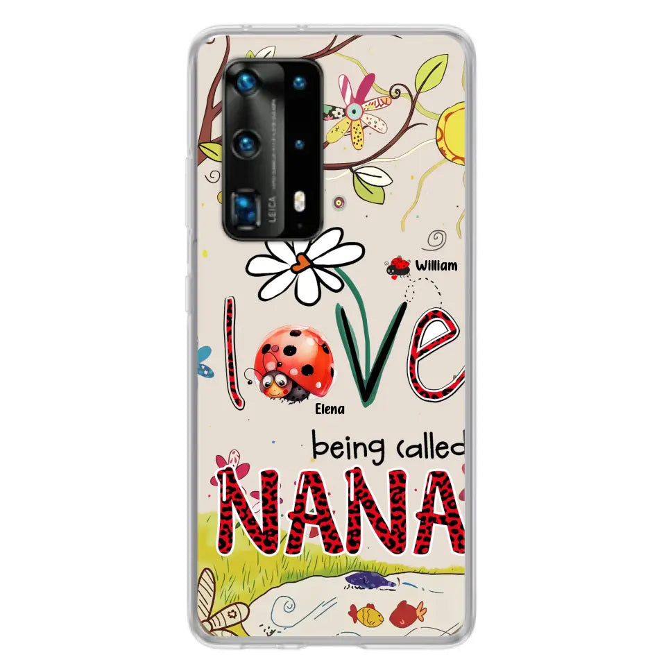 Personalized Grandma/Mom Phone Case - Gift Idea For Grandma - Up to 7 Kids - Love Being Called Gigi - Cases For Oppo/Huawei/Xiaomi