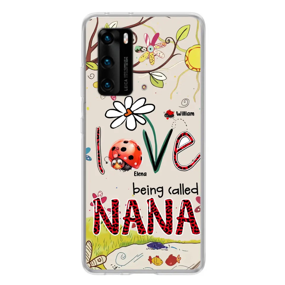 Personalized Grandma/Mom Phone Case - Gift Idea For Grandma - Up to 7 Kids - Love Being Called Gigi - Cases For Oppo/Huawei/Xiaomi