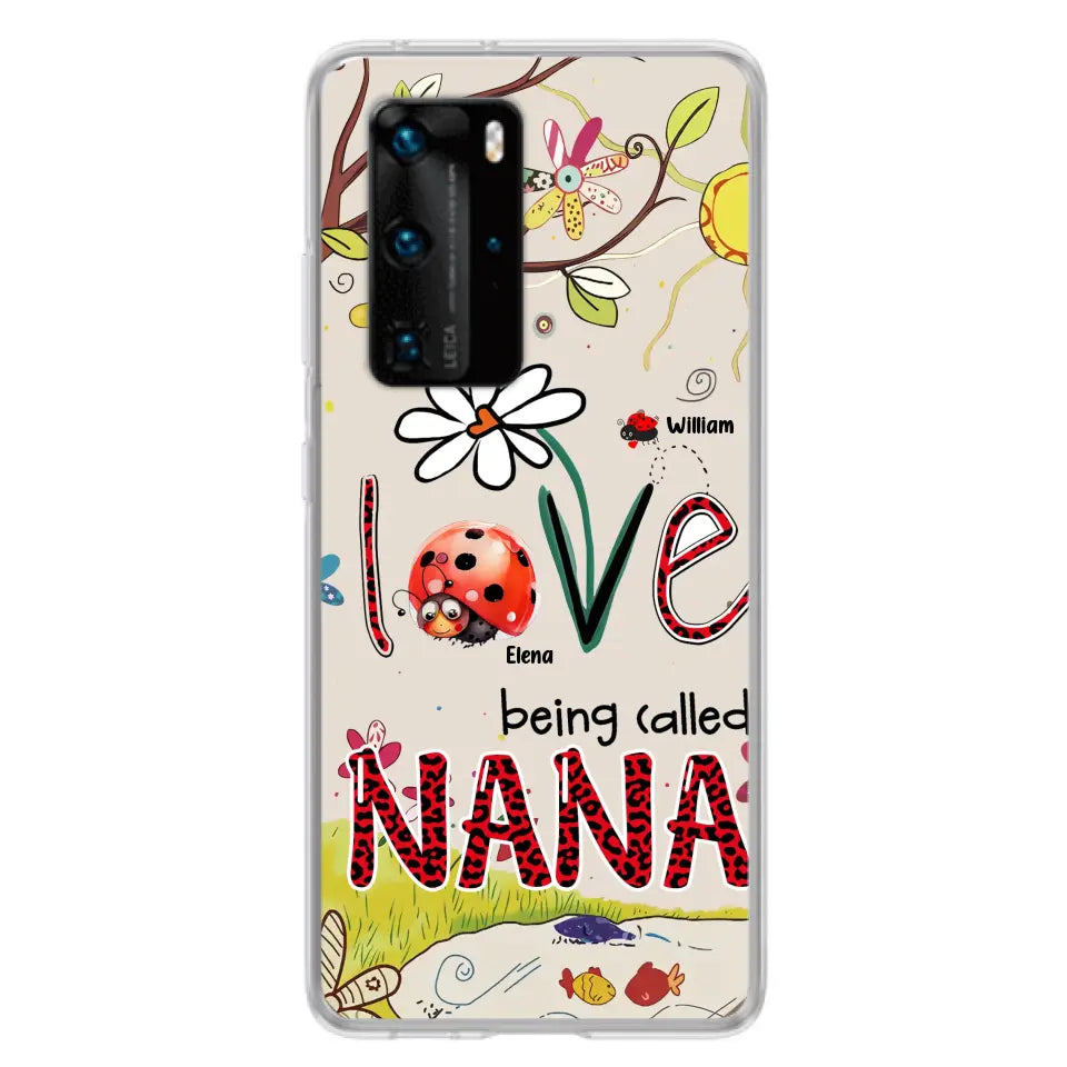 Personalized Grandma/Mom Phone Case - Gift Idea For Grandma - Up to 7 Kids - Love Being Called Gigi - Cases For Oppo/Huawei/Xiaomi