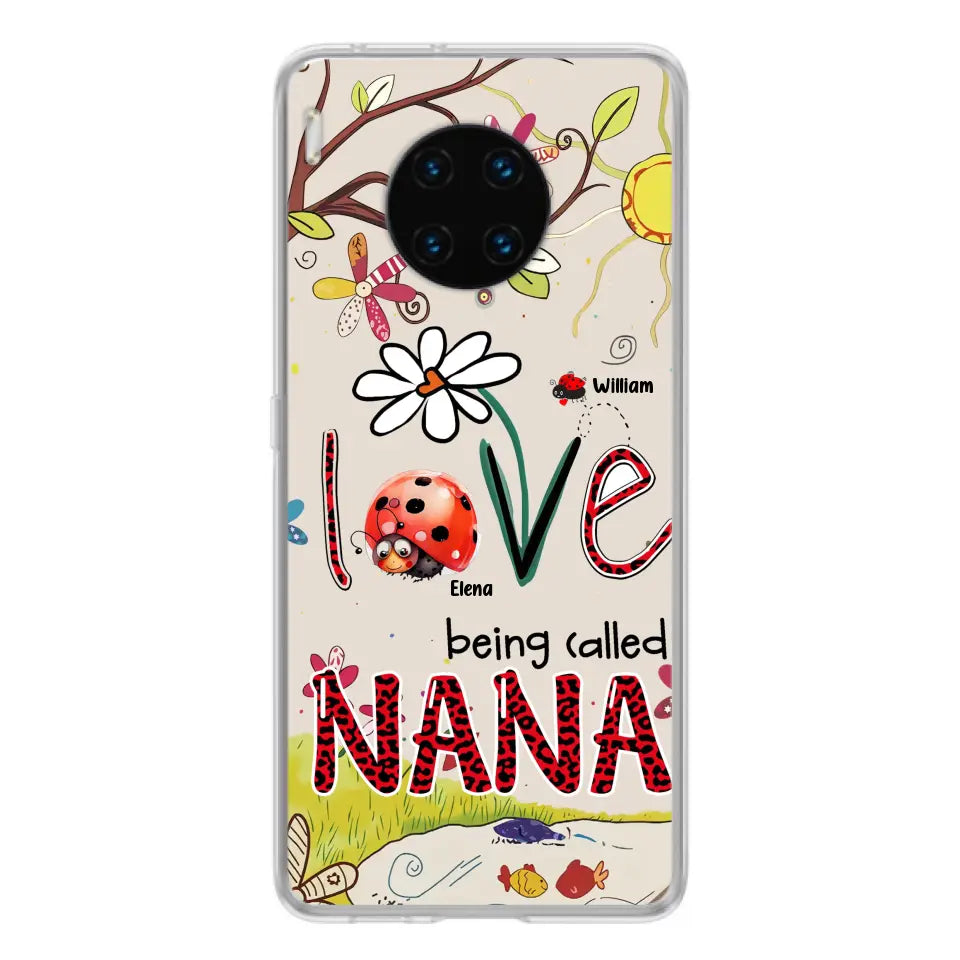 Personalized Grandma/Mom Phone Case - Gift Idea For Grandma - Up to 7 Kids - Love Being Called Gigi - Cases For Oppo/Huawei/Xiaomi