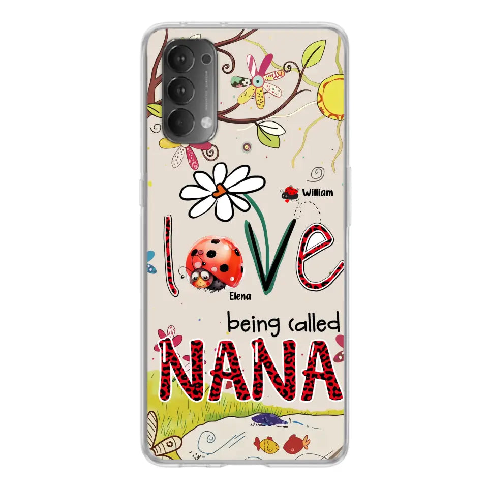 Personalized Grandma/Mom Phone Case - Gift Idea For Grandma - Up to 7 Kids - Love Being Called Gigi - Cases For Oppo/Huawei/Xiaomi