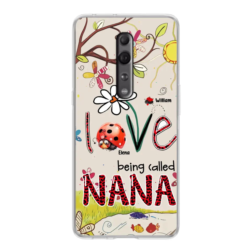 Personalized Grandma/Mom Phone Case - Gift Idea For Grandma - Up to 7 Kids - Love Being Called Gigi - Cases For Oppo/Huawei/Xiaomi