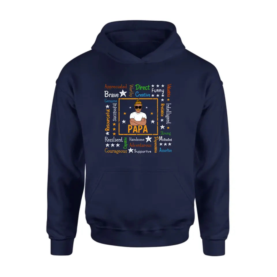 Personalized Daddy Affirmation Shirt/Hoodie - Father's Day Gift Idea For Dad/Grandpa
