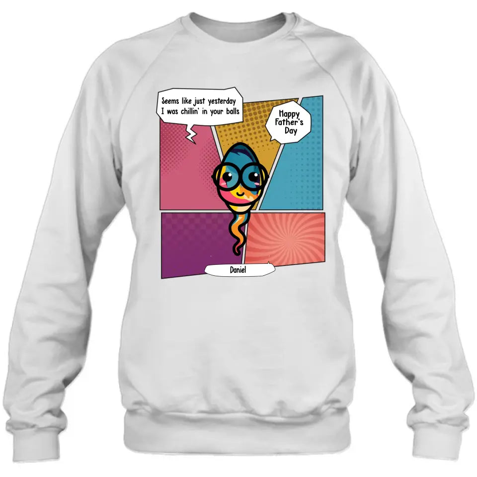 Personalized Funny Shirt/Hoodie - Up to 6 Children - Father's Day Gift Idea - Happy Father's Day
