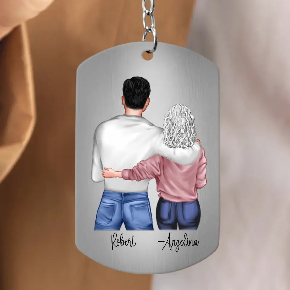 Personalized To My Son Aluminium Keychain - Father's Day Gift Idea for Son - To My Son The Only Thing Better Than Being Your Mother Is Watching You Be A Dad