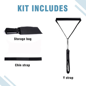 Black drawstring bag