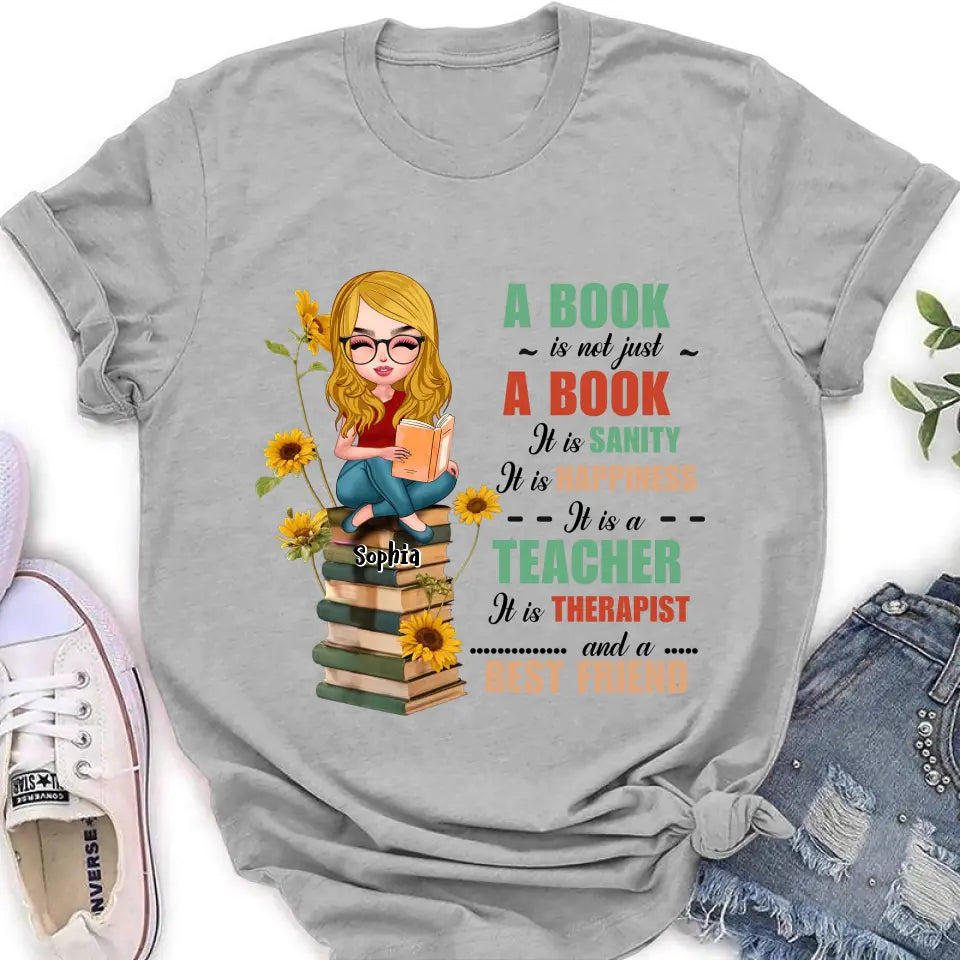 Personalized A Book Is Not Just A Book T-Shirt/Hoodie - Gift Idea For Reading Lover