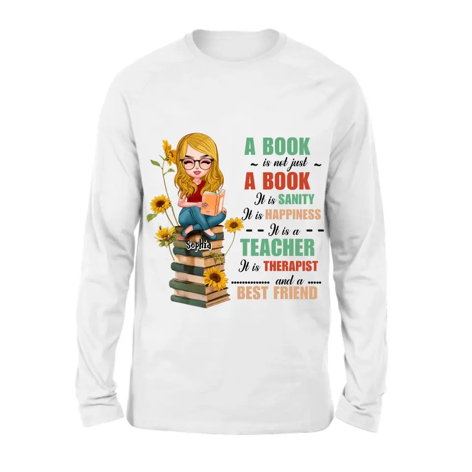 Personalized A Book Is Not Just A Book T-Shirt/Hoodie - Gift Idea For Reading Lover