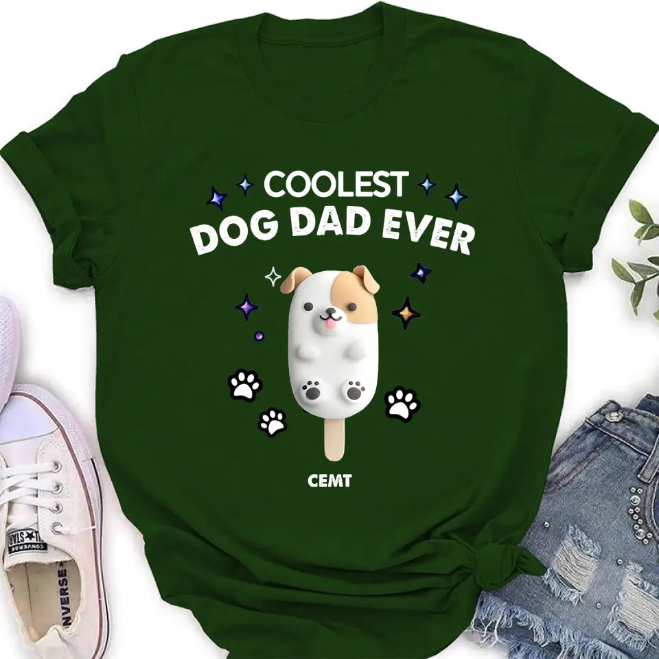Personalized Dog Popsicles T-Shirt/Long Sleeve/Sweatshirt/Hoodie - Gift Idea For Dog Lover - Coolest Dog Dad Ever